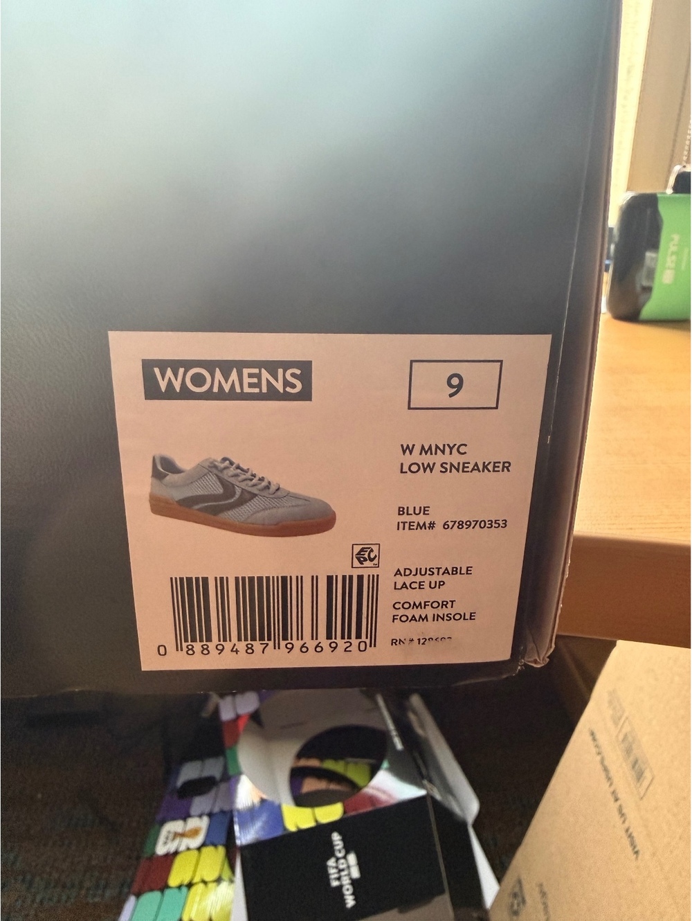 Madden NYC Women's W MNYC Low Sneaker Blue Size 9